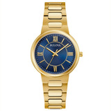 Reloj Bulova Classic Quartz Bl & Gd Wm 97l16 Tienda Oficial