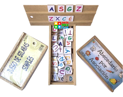 Kit De Juego Infantil Didáctico Abc Silabarios Divertido 