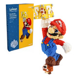 Super Mario Wonder Go Mini Bloques Figura Armable 3d