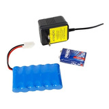 Bateria De Carrinho 7,2v 1500mah + Carregador + Bateria 9v