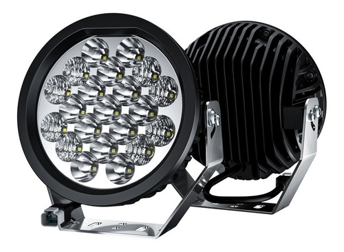 Faros Led Aurora 7 Pulgadas Par Alta Potencia 105w Combo