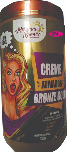 Ativador De Marquinha Bronze Gold Melanina Bronze 930 Grs