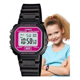 Relógio Casio Infantil Digital Standard Preto La-20wh-4adf