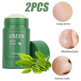 2 Tira Acne Espinha Pele Macia Green Skin Care Mask Stick