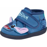 Pantufla De Bebe Tipo Botita Peluche Stitch