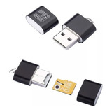 2 Pack Lector De Micro Sd Usb Adaptador Usb 2.0 Y 3.0 