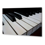 Cuadro 20x30cm Piano Teclas De Perfil Musical Deco M2