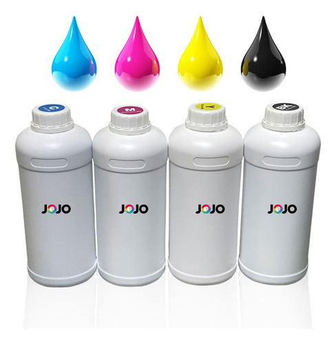 Kit 5 Tinta Jojo Dtf - Pigmentação - 1000ml/uni