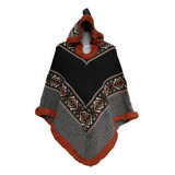 Poncho De Lana De Oveja Mujer