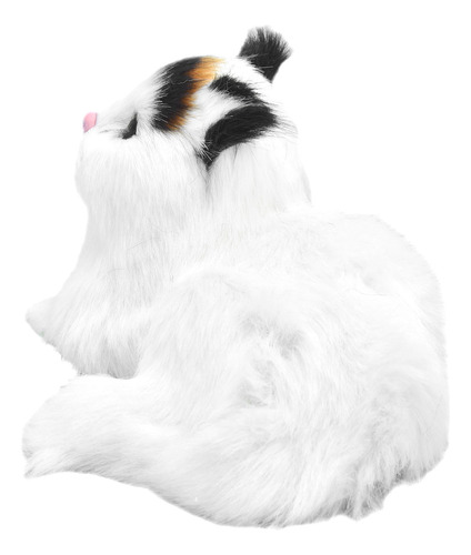 Simulação De Modelo De Animal De Gato Deitado, Fofa, Macia E