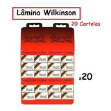 Kit 20 Cartelas Lâmina De Barbear Wilkinson Sword (1200unid)