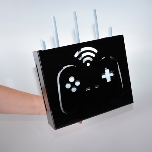 Suporte Para Roteador Wireless Organizador Wifi Decorativo