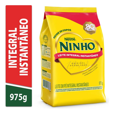 Leite em Pó Ninho Integral Instantâneo Sachê 975g | MercadoLivre