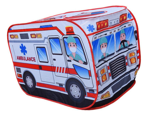 1 Juguete Del Juego De La Casa De Juegos De Los Ambulancia
