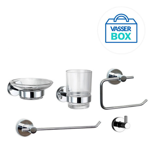 Set Kit De Accesorios De Baño Vasser Alize Box