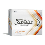 Pelota De Golf Titleist Velocity -blanca  /  Docena