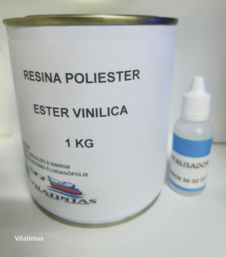  Resina Poliéster Ester Vinilica 1 Kg
