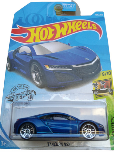Carro Hot Wheels 17 Acura Nsx Azul Oscuro Hw Exotics