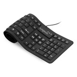 Sungwoo Teclado De Silicona Plegable Teclado Estándar Con Ca