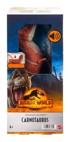 Jurassic World Figura Carnotaurus Con Sonido Hdx33 Mattel