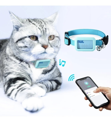 Collar Bluetooth Para Mascotas Con Gps, Antipérdida