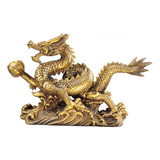 Estatua De Dragón Feng Shui, Decoración De Figuras