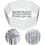 Cinco Cercados  P/ Pets 8 Folhas 40cm Altura