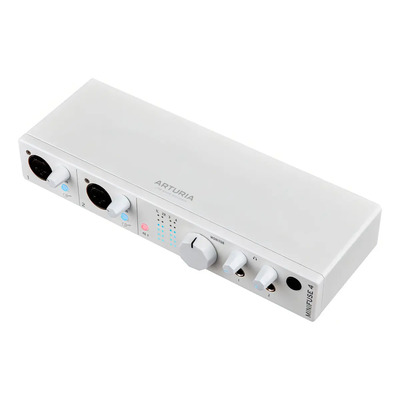Arturia MiniFuse 4 White Interfaz De Audio USB-C 4 In \u002F 4 Out Con MIDI, Software Pro Y 192kHz | Meses sin interés