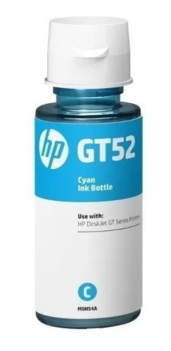 Tinta Hp Gt52 Cian Original M0h54al Deskjet Gt 5820 8000 Pag