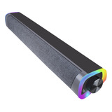 Barra De Sonido Dual Estéreo 3d Gadnic 8 Luces Colores Usb 