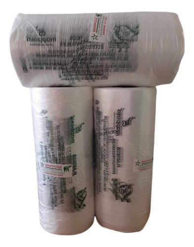 Bolsa Biodegradable 30 X 40 - 3 Rollos Mapposa
