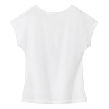 Camiseta Para Mujer Verano Cuello Redondo Elegante Ropa