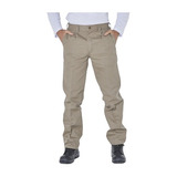 Pantalon De Trabajo Clasico Reforzado T. 40 A 60 Beige Azul