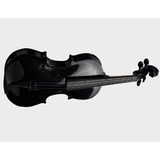 Violin 4/4 Negro Con Estuche Arco Y Brea Amadeus Amvl001bk