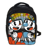 Mochila Cuphead Mugman De 13 Pulgadas, Mochila De Dibujos An