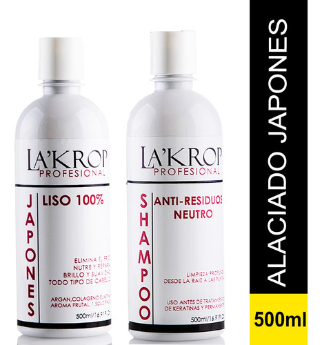 Alaciado Japones Lakrop 500ml Kit