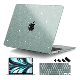 Funda Dongke Para Macbook Air 13 M2 + C/teclado Glitter G