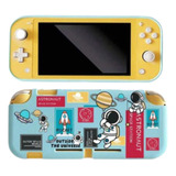 Carcasa Compatible Nintendo Switch Lite Astronautas Celeste 