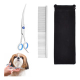 Kit De Tijeras Para Peluquería Canina  Profesional 3 Piezas