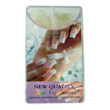 500 Tips Uñas Transparente Blanco Natural Frances Decoracion