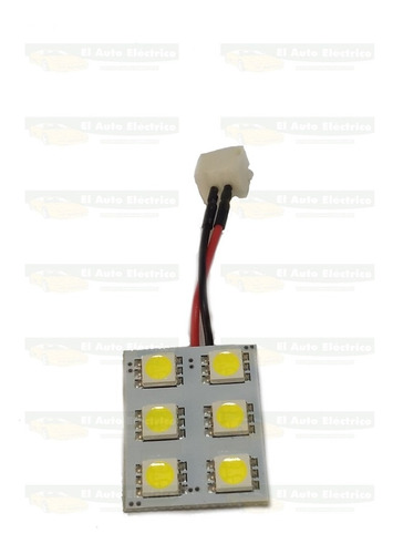 Panel Placa 6 Led Smd 5050 Luz Blanca 6000°k Pieza