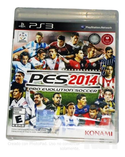 Juego Play 3 Pes 2014 Caja Sellada