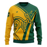 Buzo Cuello Redondo Kapho Rugby Australia Tribal Adultos