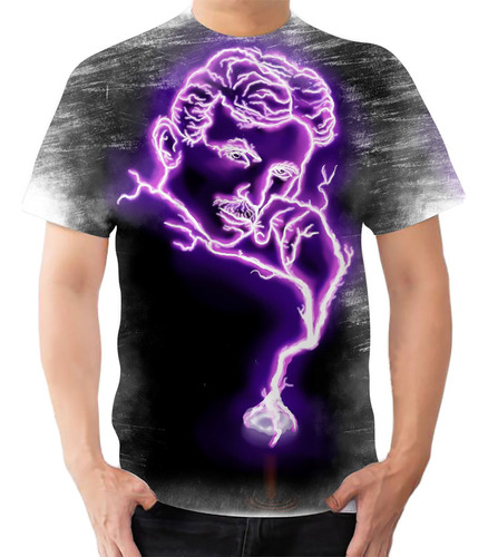 Camisa Camiseta Nikola Tesla Inventor Eletrecidade 9