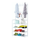 Perchero Rack Closet Ropero Zapatera Organizador Portátil