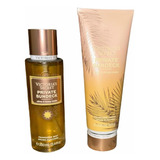 Set Duo Private Sundeck Victorias Secret Crema Y Fragancia