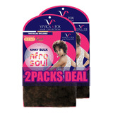 Vivica A Fox 100% Cabello Humano Remi Afro Soul Kinky Bulk 1