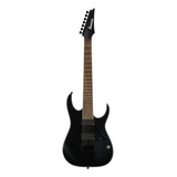 Guitarra Ibanez Rgir37bfbk Iron Label Black Flat 7 Cuerdas