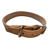 Collar Liso Perro, Piel Sillero, 35.56 Cm Largo, 1.6cm Ancho