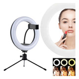 Luz Pra Tirar Fotos Live Maquiagem Iluminador Ring Light Led